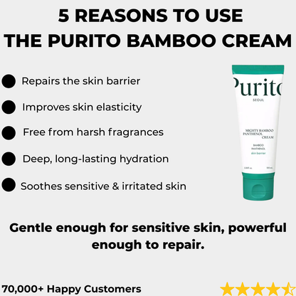 Purito Mighty Bamboo Panthenol Cream 100ml