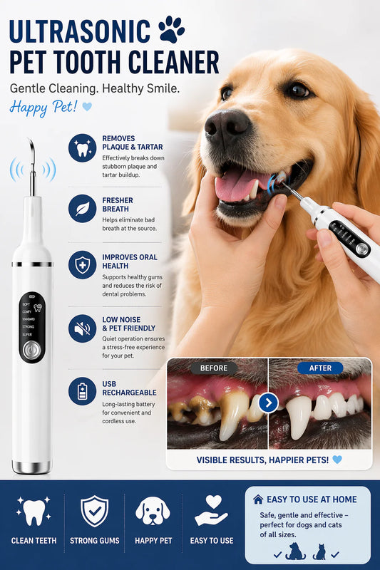 Ultrasonic Pet Tooth Cleaner