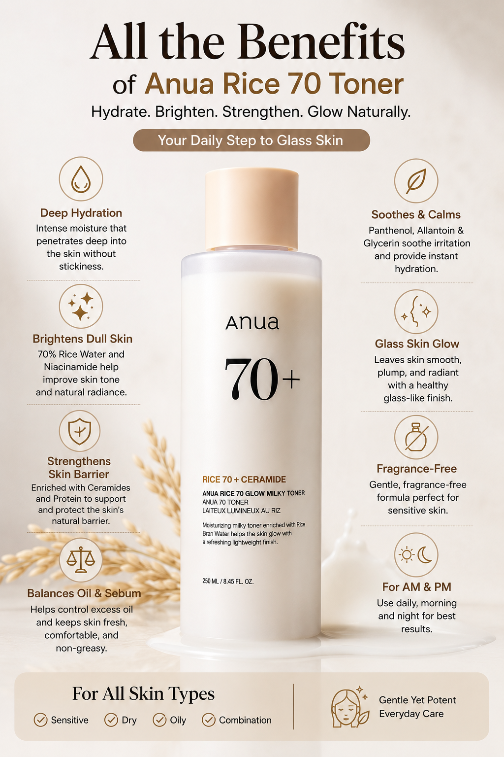 Anua Rice 70 Toner