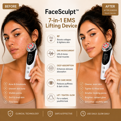 FaceSculpt™ 7-in-1 EMS Lifting Device